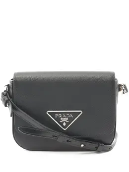 Prada Pre-Owned: Чёрная сумка 