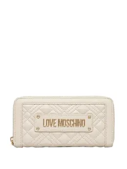 Love Moschino: Бежевый кошелёк 