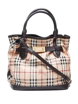 Burberry Pre-Owned: Светлая сумка-шоппер 