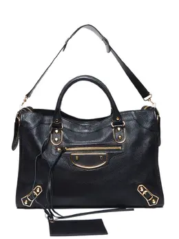 Balenciaga Pre-Owned: Чёрная сумка-шоппер 