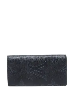 Louis Vuitton Pre-Owned: Чёрный кошелёк 