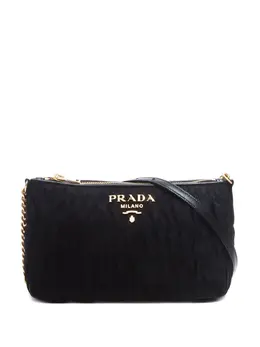 Prada Pre-Owned: Чёрная сумка через плечо 