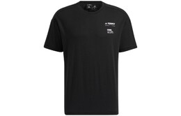 Adidas: Чёрная футболка 
