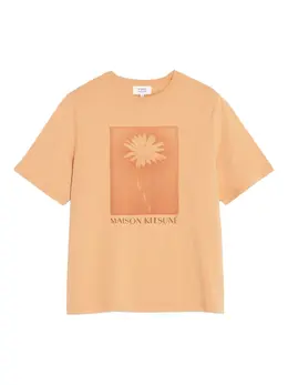 Maison Kitsuné: Светлая футболка 