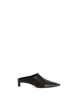 Jil Sander: Чёрные сабо 