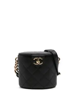 CHANEL Pre-Owned: Чёрная сумка через плечо 