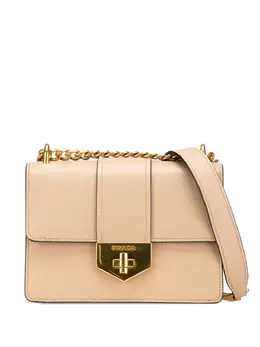 Prada Pre-Owned: Коричневая сумка через плечо 
