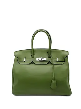 Hermès Pre-Owned: Зелёная сумка 