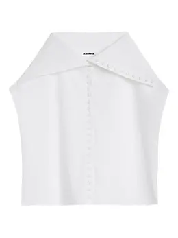 Jil Sander: Рубашка с воротником 