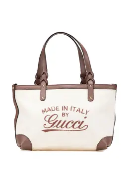 Gucci Pre-Owned: Коричневая сумка-шоппер 