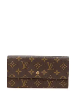 Louis Vuitton Pre-Owned: Коричневый кошелёк 