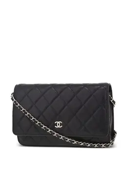 CHANEL Pre-Owned: Синий кошелёк 