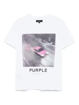 Purple Brand: Белая футболка 