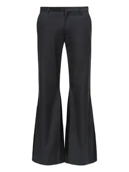 MM6 Maison Margiela: Чёрные брюки 