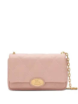 Burberry: Розовый клатч 