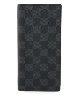 Louis Vuitton Pre-Owned: Чёрный кошелёк 