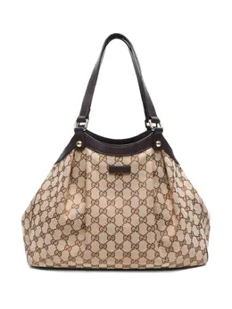 Gucci Pre-Owned: Светлая сумка-шоппер 