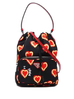 Prada Pre-Owned: Сумка с принтом 