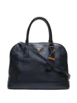 Prada Pre-Owned: Чёрная сумка-шоппер 