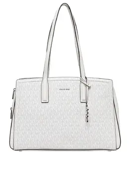 Michael Michael Kors: Белая сумка-шоппер 