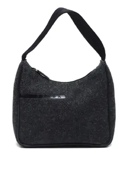 Prada Pre-Owned: Тёмная сумка 
