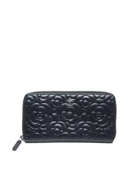 CHANEL Pre-Owned: Чёрный кошелёк 