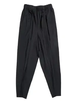 Pleats Please Issey Miyake: Чёрные брюки 