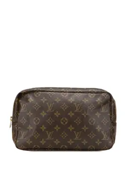 Louis Vuitton Pre-Owned: Коричневый клатч 