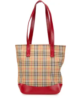 Burberry Pre-Owned: Коричневая сумка-шоппер 
