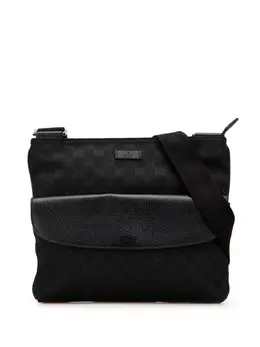 Gucci Pre-Owned: Чёрная сумка через плечо 