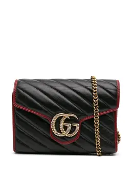 Gucci Pre-Owned: Чёрный кошелёк 