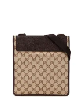 Gucci Pre-Owned: Коричневая сумка через плечо 