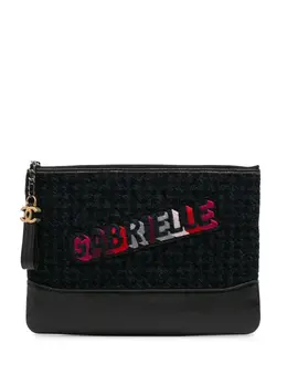 CHANEL Pre-Owned: Голубой клатч 
