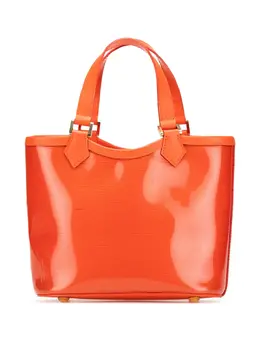 Louis Vuitton Pre-Owned: Оранжевая сумка-шоппер 
