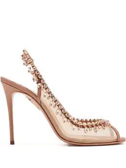 Aquazzura: Бежевые босоножки 
