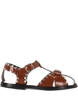 Bally: Коричневые сандалии 
