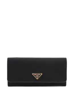 Prada Pre-Owned: Чёрный кошелёк 