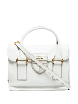 Prada Pre-Owned: Белая сумка-шоппер 