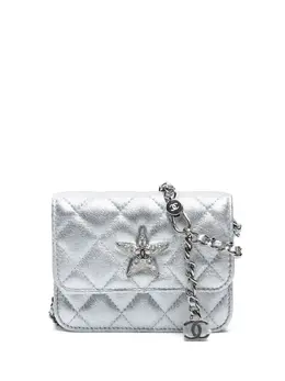 CHANEL Pre-Owned: Серебристая сумка 