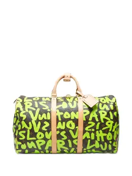 Louis Vuitton Pre-Owned: Зелёная сумка 