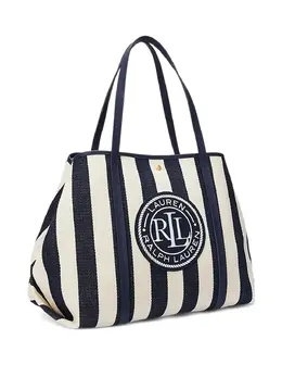 Lauren Ralph Lauren: Сумка-шоппер в полоску 