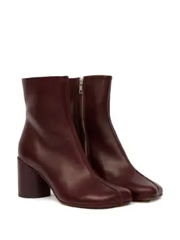 MM6 Maison Margiela: Коричневые ботинки 