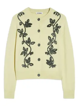 Jil Sander: Светлый кардиган 