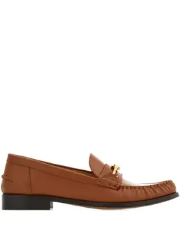 Ferragamo: Коричневые лоферы 