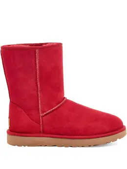 UGG: Красные ботинки  Classic Short II