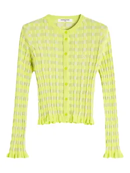 Maison Kitsuné: Жёлтый кардиган 