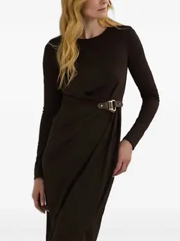 Lauren Ralph Lauren: Коричневое платье 
