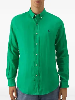 Polo Ralph Lauren: Зелёная рубашка 