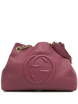 Gucci Pre-Owned: Фиолетовая сумка-шоппер 
