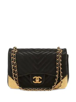 CHANEL Pre-Owned: Чёрная сумка 